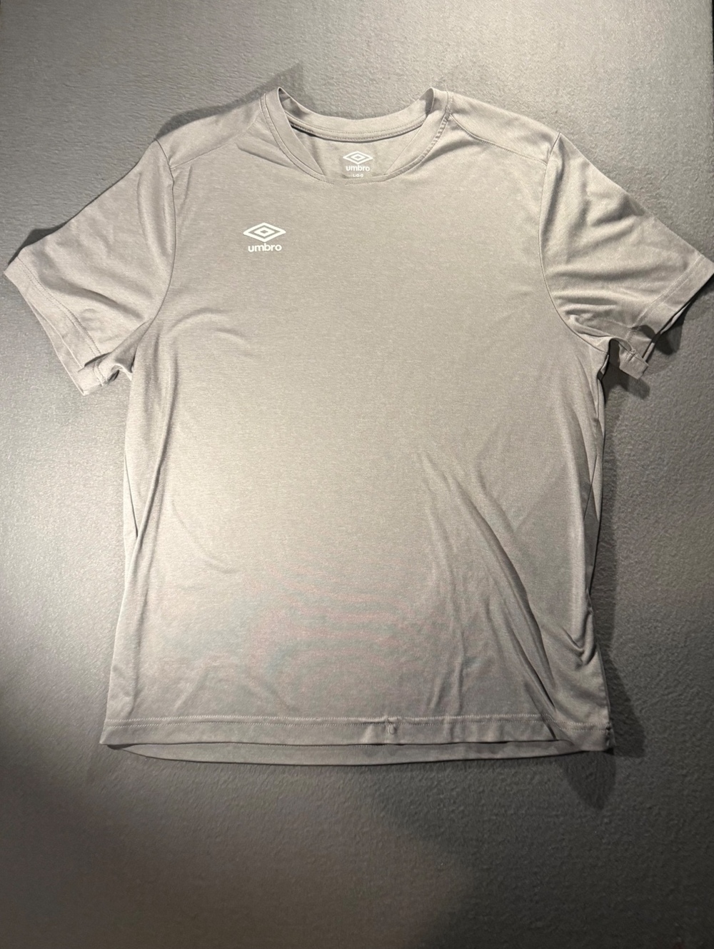 Umbro Men's Gray Athletic T-Shirt Size L